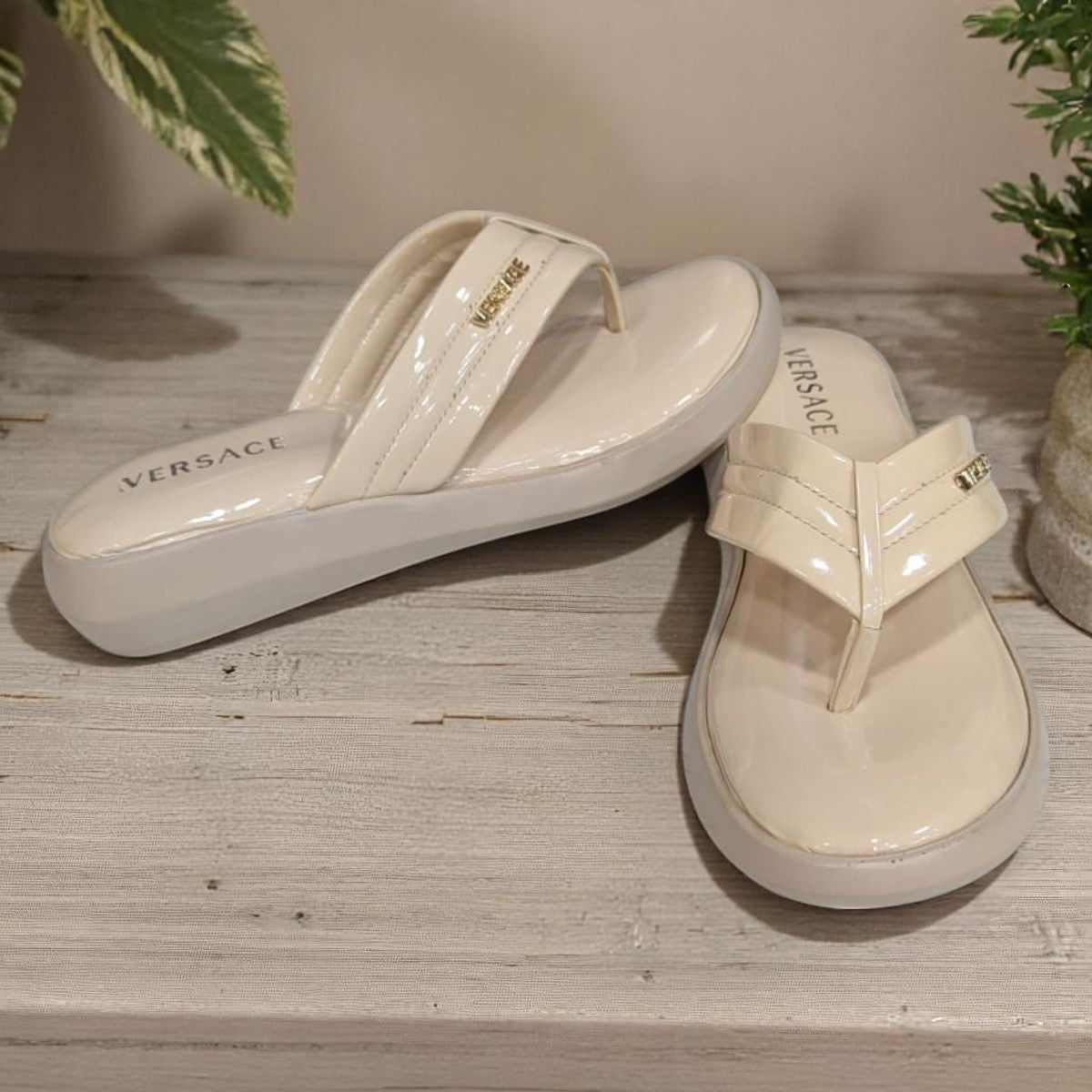 Wedges Heel With Stone Mesh Soft Sole Fone Medicated Sandals