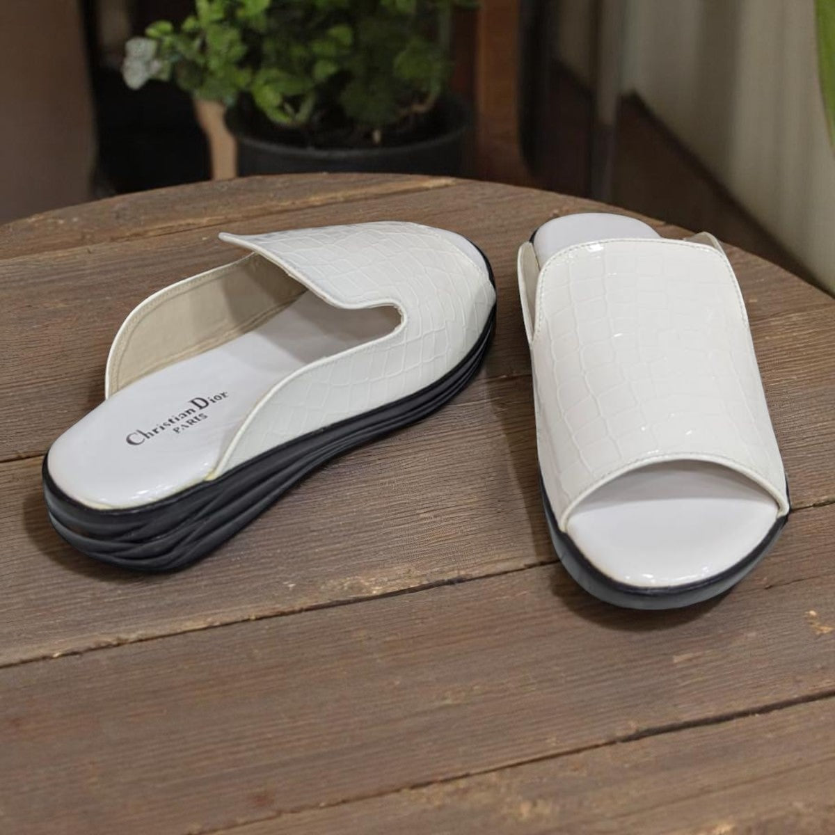 Wedges Heel With Stone Mesh Soft Sole Medicated Sandals
