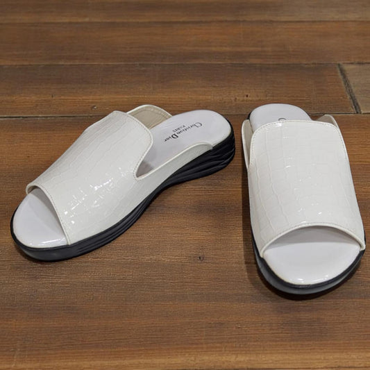 Wedges Heel With Stone Mesh Soft Sole Medicated Sandals